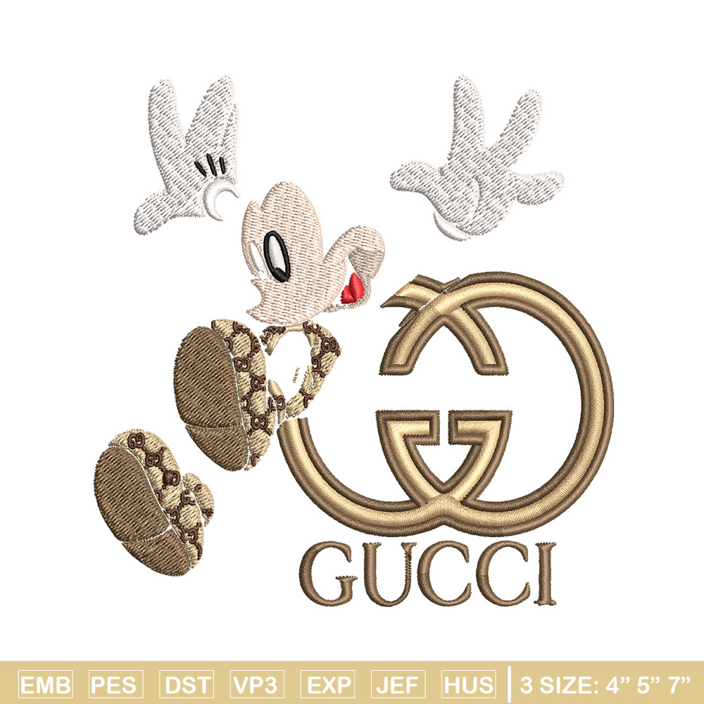 Mickey gucci Embroidery Design, Mickey Embroidery, Embroidery File, Logo shirt, Sport Embroidery, Digital download..jpg
