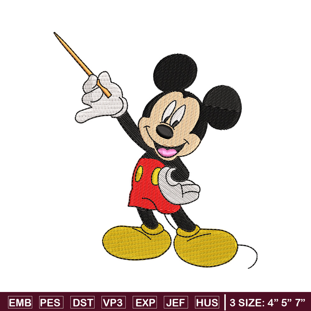 Mickey Mouse embroidery design, Mickey embroidery, logo design, Logo shirt, disney embroidery, Digital download.jpg