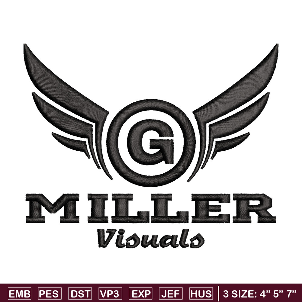 Miller logo embroidery design, Miller logo embroidery, anime design, embroidery file, logo shirt, Digital download..jpg