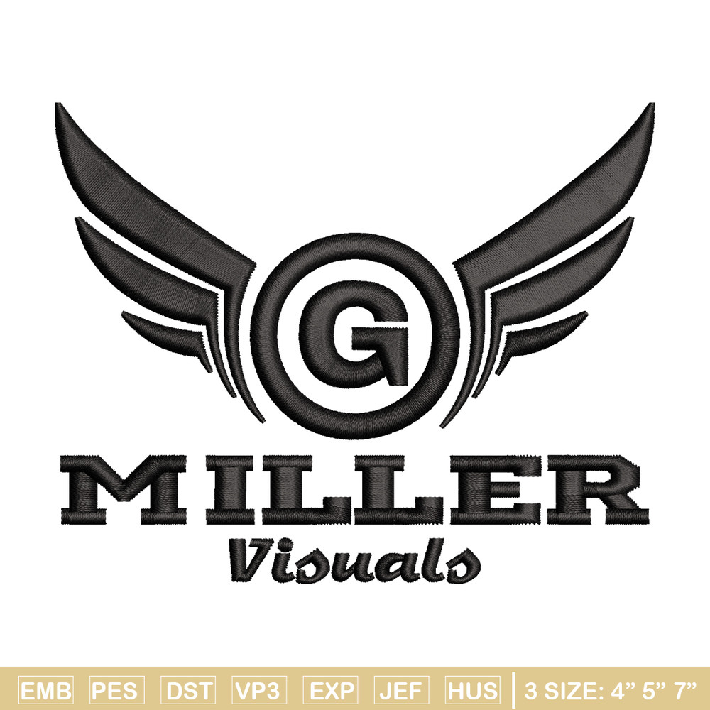 Miller logo embroidery design, Miller logo embroidery, anime design, embroidery file, logo shirt, Digital download..jpg