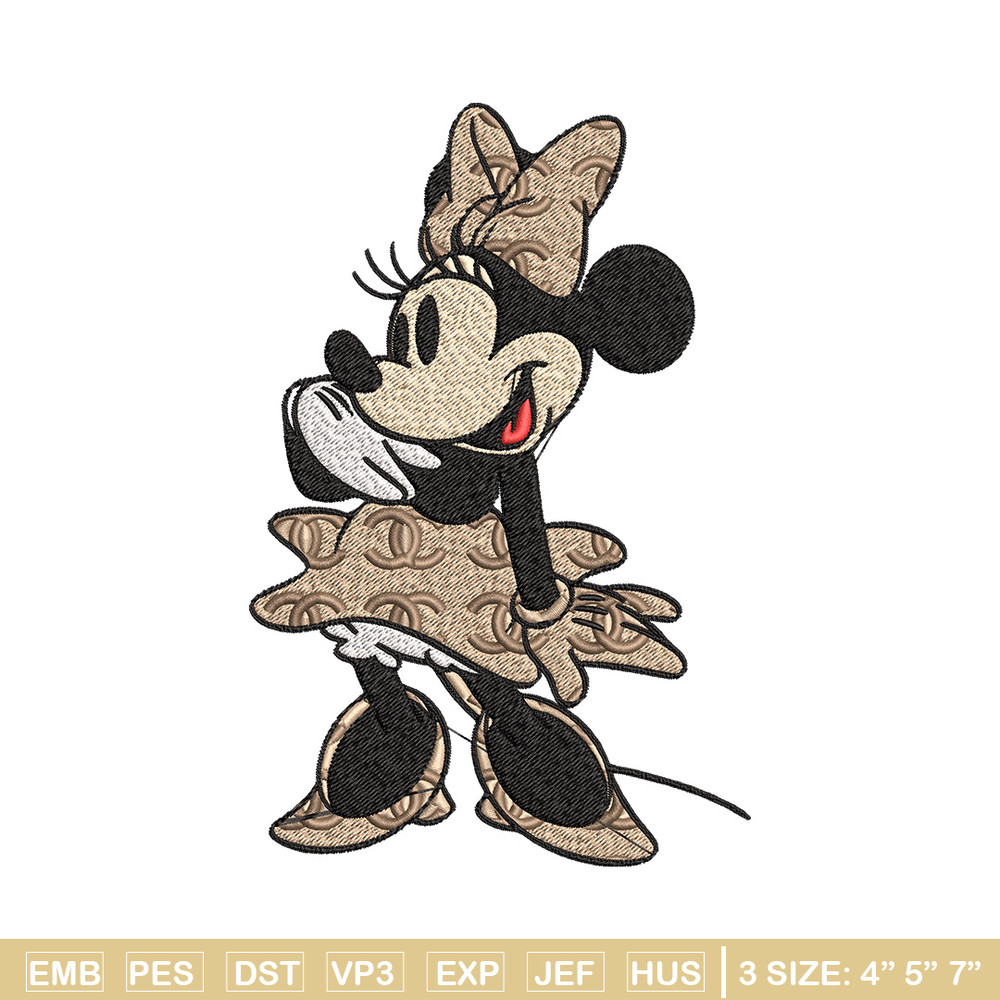 Minnie fun gucci Embroidery Design, Gucci Embroidery, Brand Embroidery, Logo shirt, Embroidery File, Digital download.jpg