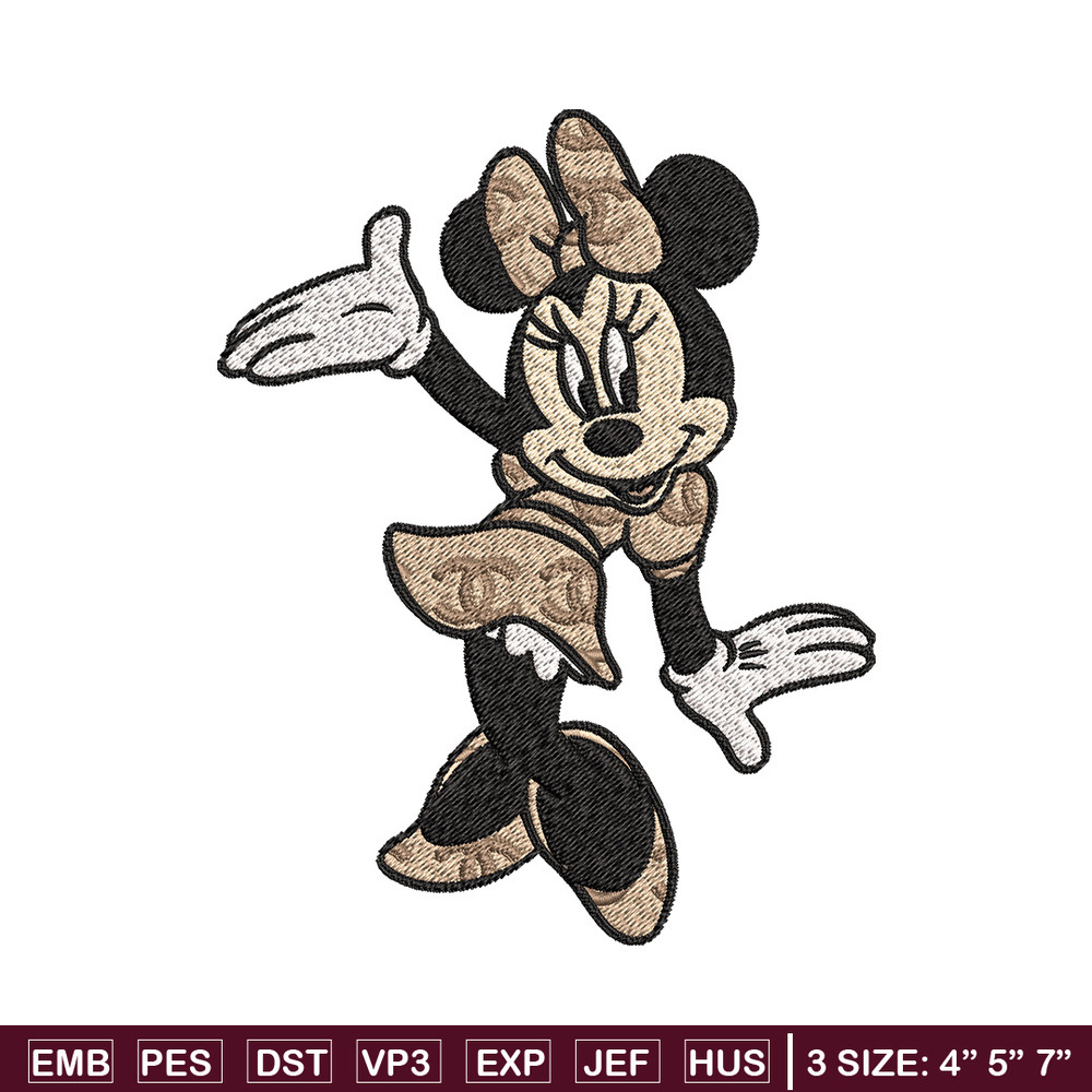 Minnie funny Embroidery Design, Gucci Embroidery, Brand Embroidery, Embroidery File, Logo shirt, Digital download.jpg