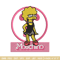 Moschino Milano Lisa Simpson Embroidery design, Simpson Embroidery, cartoon design, Embroidery File, Digital download..jpg