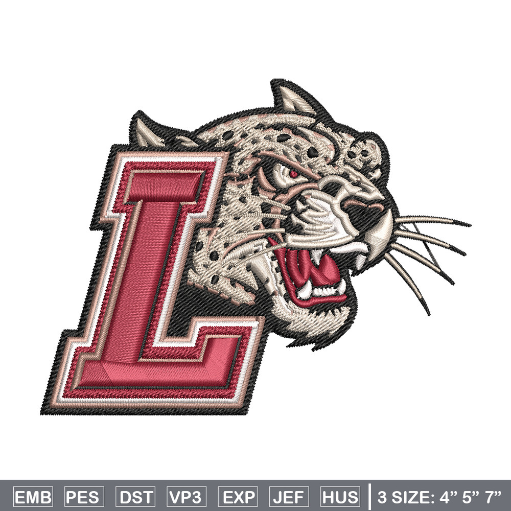 Lafayette Leopards embroidery design, Lafayette Leopards embroidery, logo Sport, Sport embroidery, NCAA embroidery..jpg