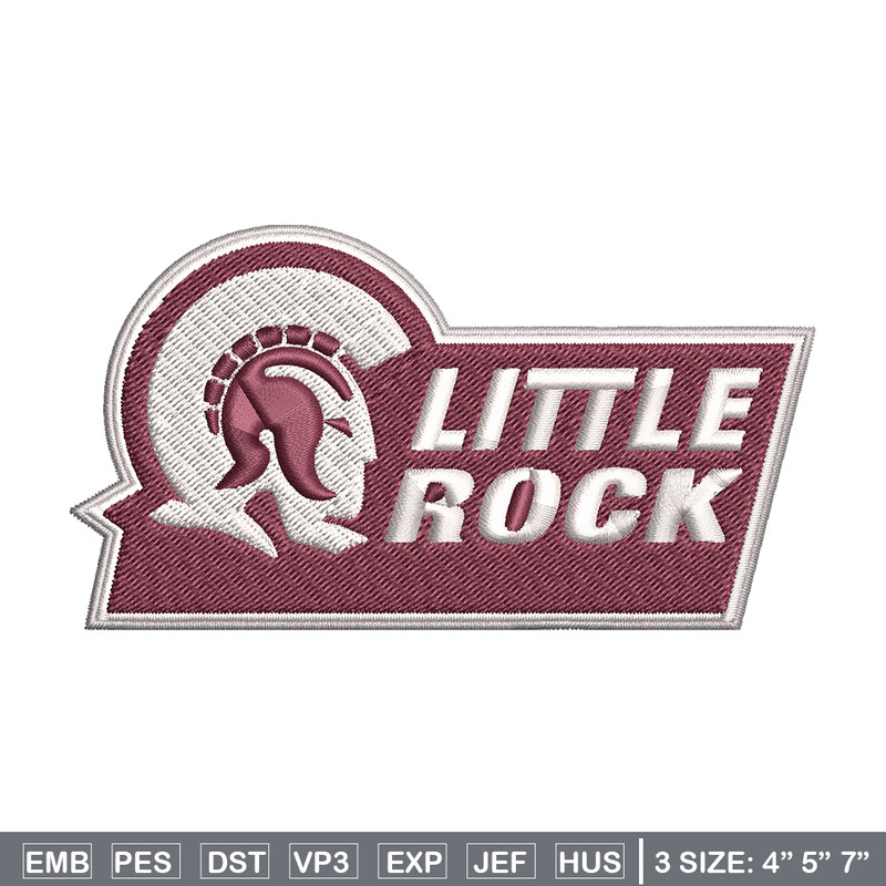 Little Rock Trojans embroidery design, Little Rock Trojans embroidery, logo Sport, Sport embroidery, NCAA embroidery..jpg