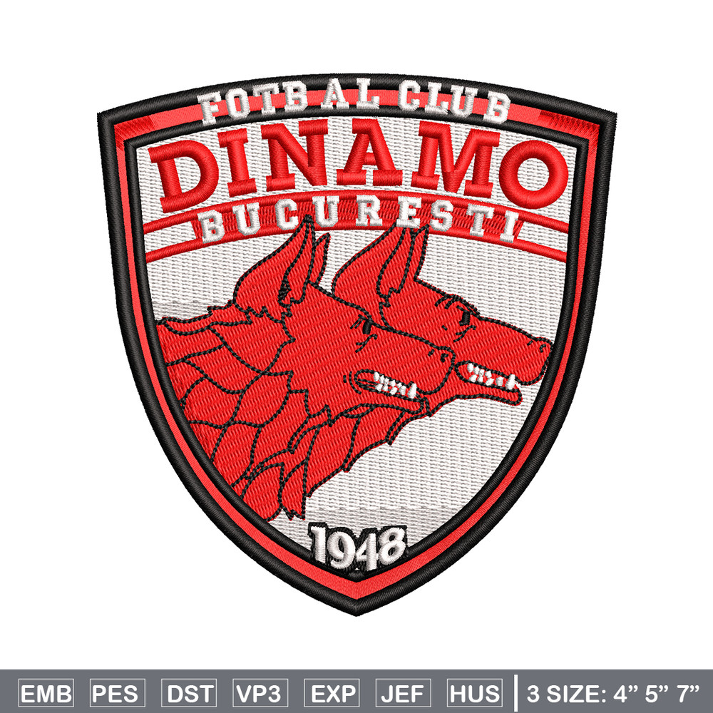 Logo Dinamo Bucuresti embroidery design, Fotbal club embroidery, logo design, embroidery file, Digital download..jpg