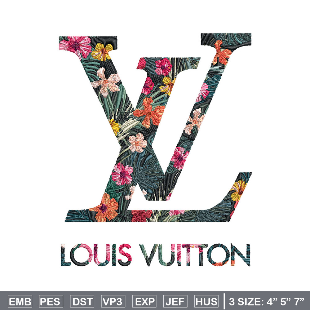 Logo louis vuitton Embroidery Design, Lv Embroidery, Embroidery File, Brand Embroidery, Logo shirt, Digital download.jpg