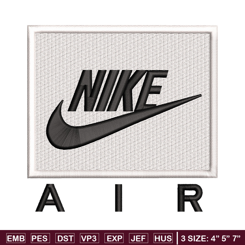 Nike Air embroidery design, Nike Air embroidery, Nike design, embroidery file, logo shirt, Digital download..jpg