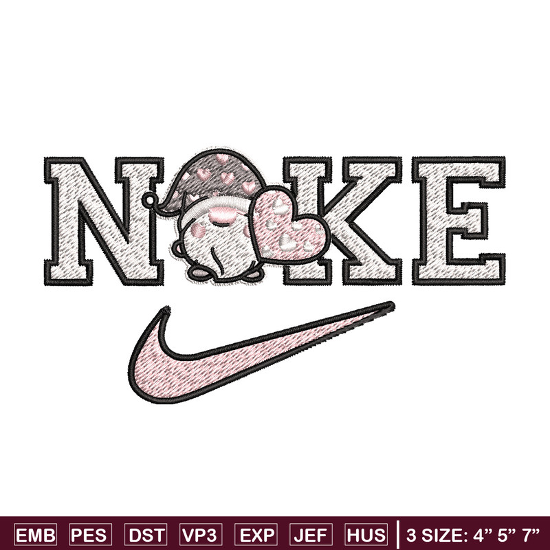 Nike gnomes Embroidery Design, Chrismas Embroidery, Nike Embroidery, Embroidery File, Logo shirt, Digital download.jpg