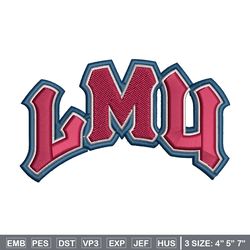 loyola marymount lions embroidery design, loyola marymount lions embroidery, sport embroidery, ncaa embroidery.