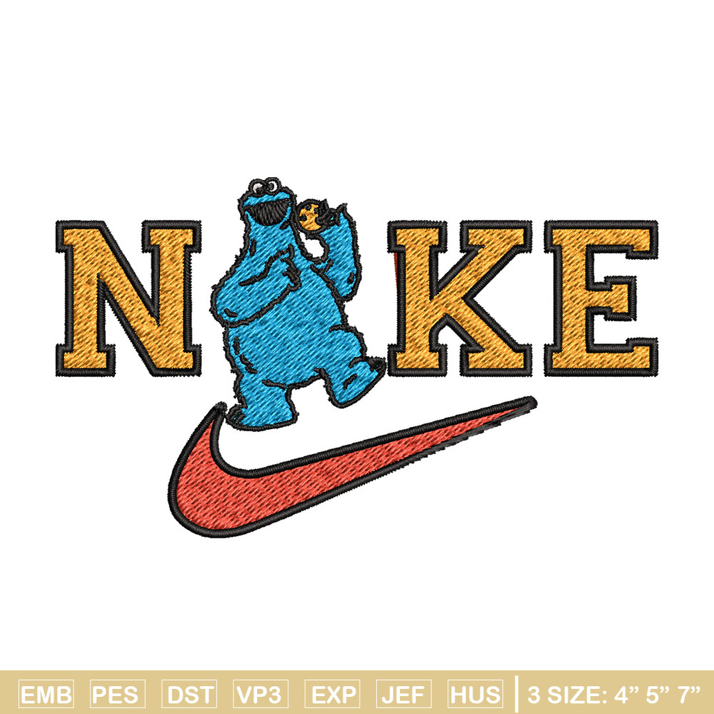 Nike green cartoon Embroidery Design, Nike Embroidery, Brand Embroidery, Embroidery File, Logo shirt, Digital download.jpg