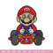 Mario car embroidery design, Super Mario bros embroidery, game design, logo design, game shirt, Digital download..jpg