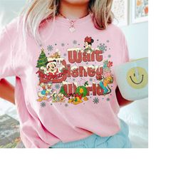 vintage walt disney world christmas shirts, mickey and friends christmas shirt, merry christmas shirt, disney christmas