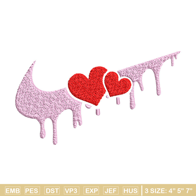Nike red heart Embroidery Design, Nike Embroidery, Brand Embroidery, Embroidery File, Logo shirt, Digital download.jpg