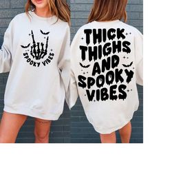 thick thighs spooky vibes svg, halloween svg, thick thighs spooky vibes png, halloween sublimation design, retro hallowe