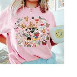 mickey minnie gingerbread christmas shirts, disney gingerbread shirt, disney christmas shirt, disney christmas family sh