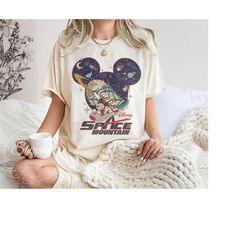 vintage disney space mountain shirt, retro disney astronaut shirt,vintage disney shirt,walt disney world shirt,disney tr