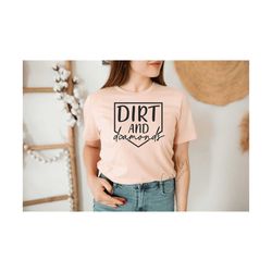 dirt and diamonds svg, baseball svg, baseball girl, ball diamond, cut file for cricut and silhouette