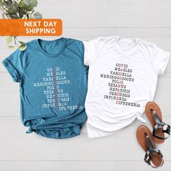 vaccinated t-shirt png, vaccinated tee, pro vaccines shirt png, nurse funny shirt png, vaccines saves lives, vaccine shi