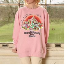 vintage walt disney world mickey and friends shirt, disneyland christmas shirt, mickey minnie and friends christmas, dis