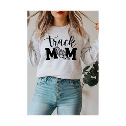 track mom svg, track and field svg