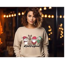 santa squad sweatshirt, christmas squad, gnome, snowman, christmas sweater , christmas gift, family matching christmas,s