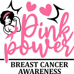 pink power svg, breast cancer svg, cancer svg, breast cancer awareness svg, breast cancer shirt, cut file