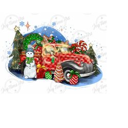 christmas truck png sublimation design, christmas truck png, western christmas truck png, merry christmas png, truck png, digital download