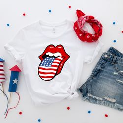 american flag lips shirt png, patriotic lips shirt png, usa lips shirt png, 4th of july shirt png, independence day shir