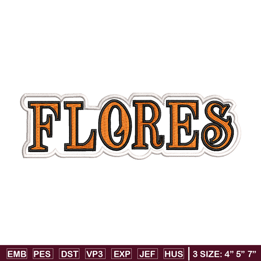 Orange Flores embroidery design, Orange Flores embroidery, logo design, embroidery file, logo shirt, Digital download..jpg
