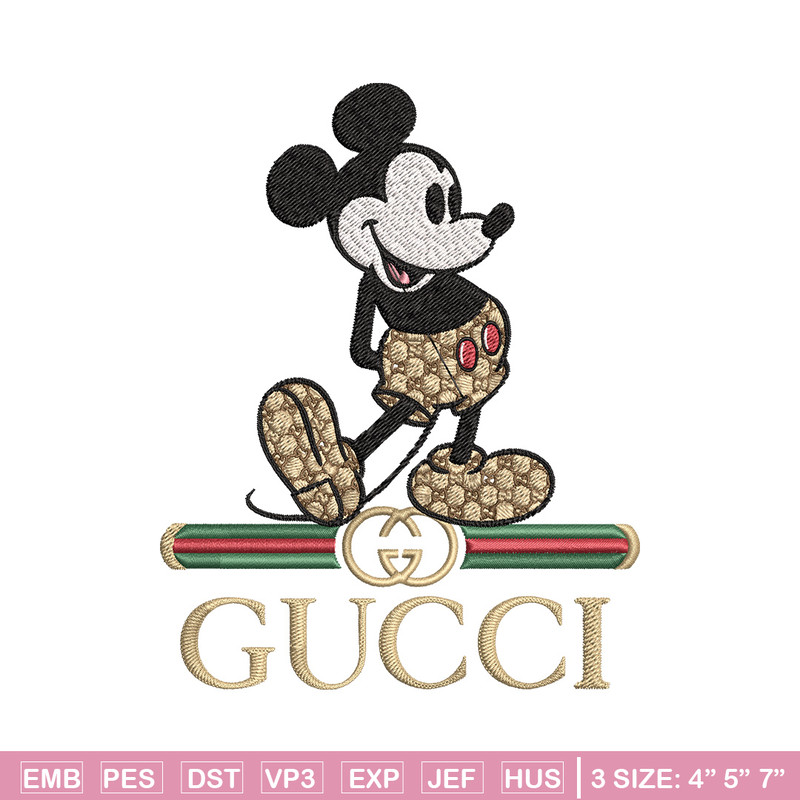 Mickey gucci Embroidery Design, Gucci Embroidery, Embroidery File,Logo shirt, Sport Embroidery,Digital download.jpg