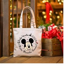disney bag, mickey tote bag, family vacation 2023 bag, disney family tote  bag, disneyland bag, disneyworld tote bag, mo
