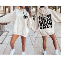 all the pretty girls read smut svg, reading svg, book lover svg, book quotes svg, library teacher cut file for cricut sv