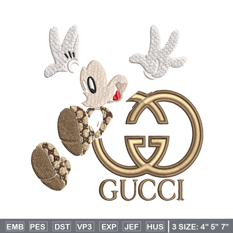 Mickey gucci Embroidery Design, Mickey Embroidery, Embroidery File, Logo shirt, Sport Embroidery, Digital download..jpg