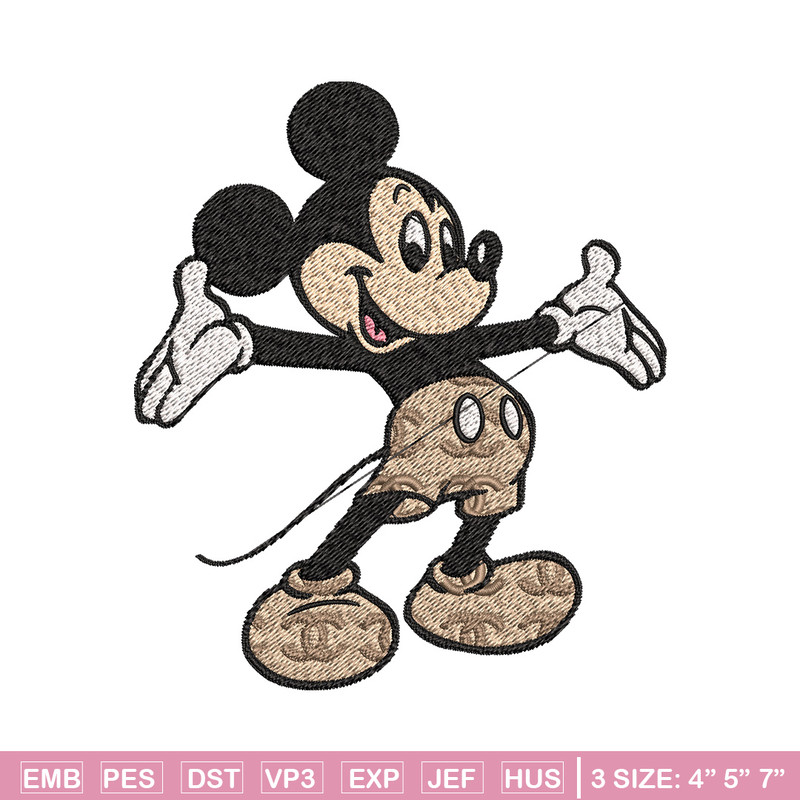 Mickey happy Embroidery Design, Gucci Embroidery, Brand Embroidery, Embroidery File, Logo shirt, Digital download.jpg