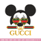 Mickey head gucci Embroidery Design, Gucci Embroidery, Brand Embroidery, Logo shirt, Embroidery File, Digital download.jpg