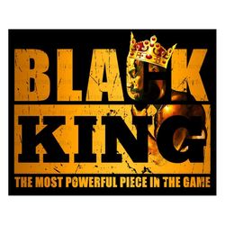 Black King Png, the Most Powerful Piece in the Game Sublimation Shirts, Afro Man Png, African American Png Sublimation D