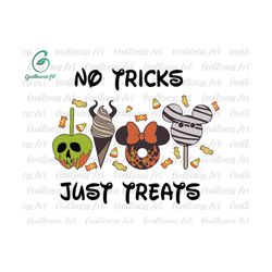 no trick just treats snack halloween, carnival food, trick or treat, spooky vibes, boo svg, fall svg, holiday season