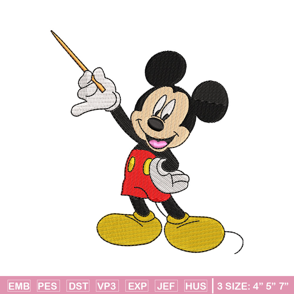 Mickey Mouse embroidery design, Mickey embroidery, logo design, Logo shirt, disney embroidery, Digital download.jpg