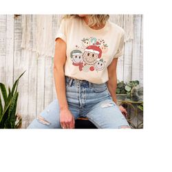christmas smiley face , happy face shirts, christmas shirts, christmas gift, good vibes shirt, smile face shirt, christm