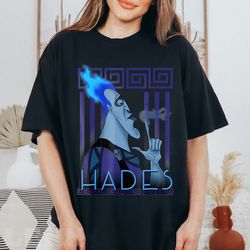 disney hercules hades geometric portrait graphic tshirt, disney trip tee, disneyland family vacation gift, wdw trip outf
