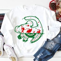 disney lion king santa simba pumbaa timon rafiki christmas shirt, vintage disney hakuna matata xmas tee, simba cave pain