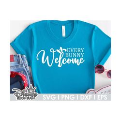every bunny welcome svg, easter svg, spring svg, door hanger svg, happy easter svg, welcome svg, farmhouse sign svg, svg files for cricut