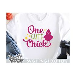 one cute chick svg, easter, egg hunt, bunny, girly, boys, rabbit, funny, hip hopster, svg, png eps files for cutting machines cameo cricut,