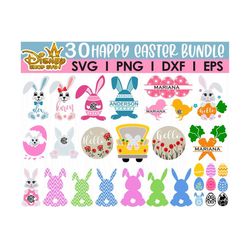 happy easter svg bundle,easter svg,easter monogram svg,bunny svg,rabit easter svg,easter egg svg,svg,eps,png,dxf,cricut,silhouette