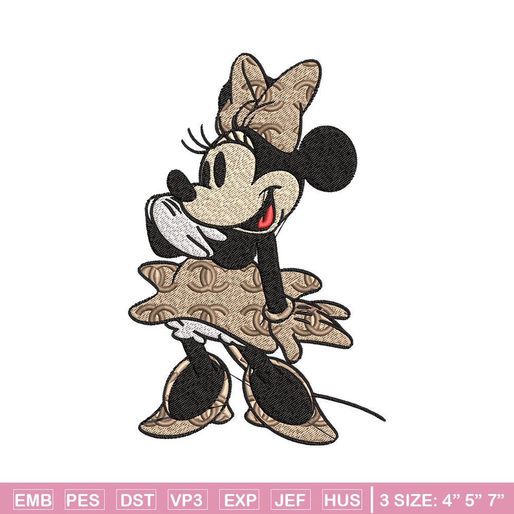 Minnie fun gucci Embroidery Design, Gucci Embroidery, Brand Embroidery, Logo shirt, Embroidery File, Digital download.jpg