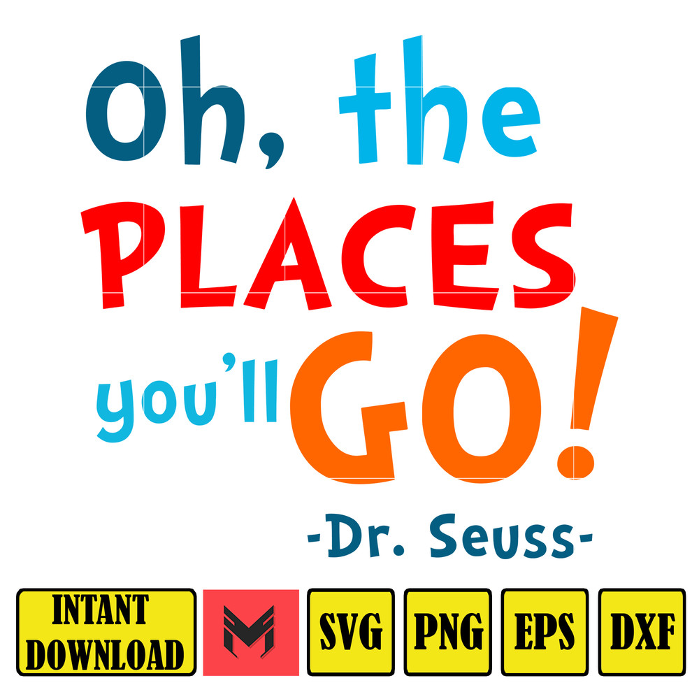 Dr Seuss Svg Layered Item, Dr. Seuss Quotes Cat In The Hat Svg Clipart, Cricut, Digital Vector Cut File, Cat And The Hat (80).jpg