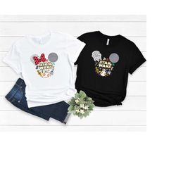star wars mickey and minnie head shirt, star wars characters shirt sweatshirt hoodie, galaxy edge shirt, disney star war