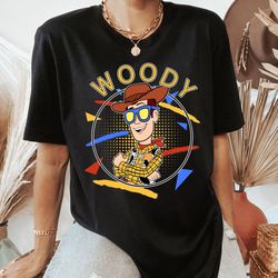 disney woody 90s portrait tshirt, toy story woody portrait shirt, birthday party music shirt, couple shirts, disneyland