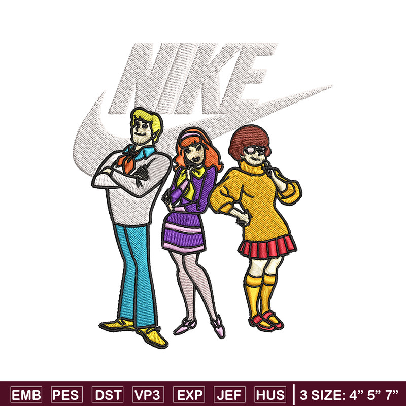 Scoopy doo Nike Embroidery design, Cartoon Embroidery, Nike design, Embroidery file, cartoon shirt, Instant download..jpg